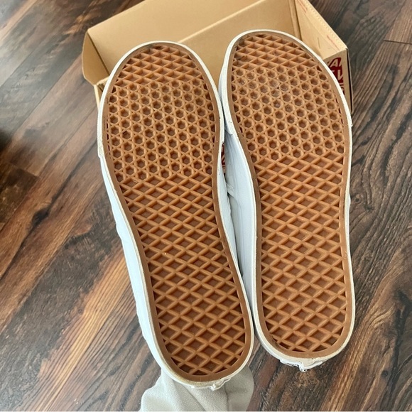 Vans Off The Wall Slip On Low Top Shoes Men Size 12 White New In Box - Picture 6 of 6